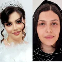 میکاپ شنیون vip وcip عروس وهمراه