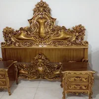سرویس خواب سه گل ماهیچه ای اماده|تخت و سرویس خواب|رباط‌کریم, شهرک صنعتی سبلان|دیوار