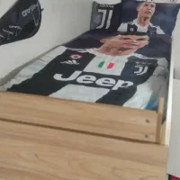 تخت دو طبقه کم جا چوب