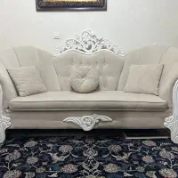 مبل هشت نفره به همراه جلومبلی و عسلی