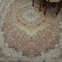 فرش فرهی ۹ متری نخ ابریشم درجه یک کاشان