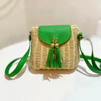 کیف حصیری و چرم مصنوعی