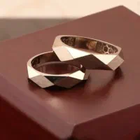 حلقه ست نگین دار حلقه ازدواج نقره طلا