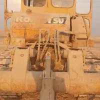 بلدوزر کوماتسو۸۵|خودرو سنگین|ریگ, |دیوار