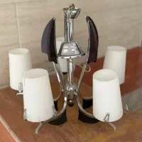 لوستر ۵ شعله (۳تومن) و لوستر۳ شعله(۲تومن)