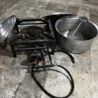 قابلمه سایز بزرگ روحی با گاز