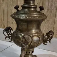 سماور روسی قدیمی  زغالی