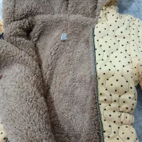 کاپشن سرهمی نوزادی خز دار نو|کفش و لباس بچه|بندر انزلی, معلم|دیوار