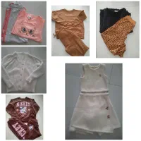 لباس های دخترانه ست سایز ۸تا۹و حدودا ۱۰ سال