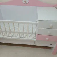 سرویس خواب بچه دخترونه به همراه تشک جنس مرغوب