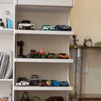 قفسه برای کتاب اسباب بازی و برای سوپر مارکت