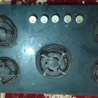 گاز صفحه ای ۵شعله تمیز و سالم