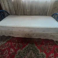 تخت خواب فلزی یک نفره با تشک