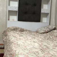 تخت خواب یک نفره سفید شیک بدون هیچ خط خش