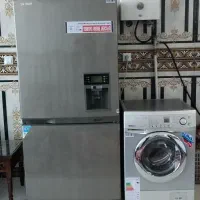 یخچال فریزر اسنوا نیم ساید و لباسشویی دوو ۸ کیلو
