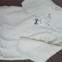 کاپشن کتان.حوله تن پوش نو و کلی لباس