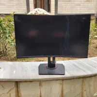 مانیتور گیمینگ asus tuf vg27v پایه دار صفحه شکسته
