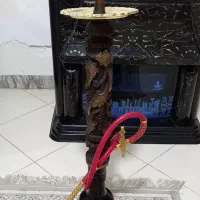 قلیان رخ درویش کار دست گردو    *دوسیب کهنه*|کلکسیون اشیاء عتیقه|تهران, شهرک استقلال|دیوار