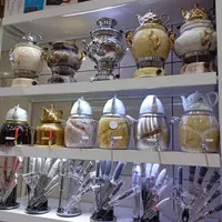 سماور گازی پایه برنجی آیلار روگازی/طرح سنگ باارسال|سماور، چای‌ساز، قهوه‌ساز|مشهد, شهید آوینی|دیوار
