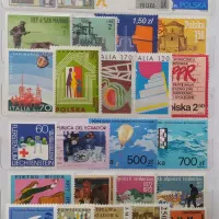 ۵۰ عدد تمبر باطل نشده خارجی