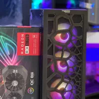 کیس گیمینگ I310100F + کارت Asus ROG 8GB رم 16|رایانه رومیزی|مشهد, آبکوه|دیوار