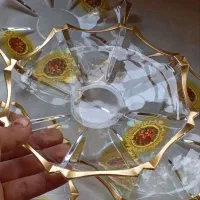پیش دستی سیسیلی گل رز طلا