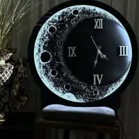 دکوراتیو ماه آینه|تابلو، نقاشی، عکس|قم, زنبیل آباد|دیوار