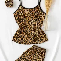 ست لباس خواب ساتن و مخمل