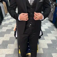 کت و شلوار مشکی(بابک استایل)