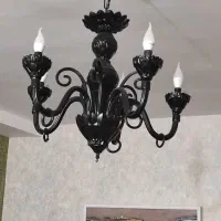 لوستر نئوکلاسیک مشکی