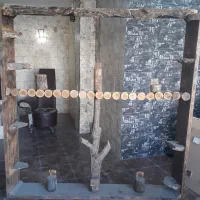 یک عدد درب دکوری ویک عدد دکوری چوبی|کلکسیون اشیاء عتیقه|ملایر, |دیوار