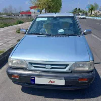 پراید نقره آبی مدل 1386