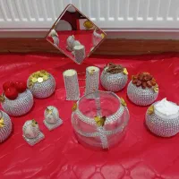 هفت سین با آیینه و شمع