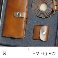 ست کیف چرم طبیعی دیاموند|کیف، کفش، کمربند|تربتحیدریه, منصوریه|دیوار