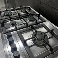 گاز رومیزی ۵ شعله استیل اخوان