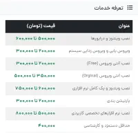 نصب ویندوز و نرم افزار و درایور در محل شما