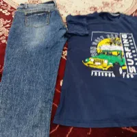 شلوار لی و تیشرت