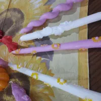 شمع قلمی در رنگ بندی خوشگل