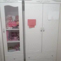 سرویس کمد وتخت نوجوان|تخت و سرویس خواب|محمدیه-قزوین, |دیوار