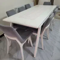 میز ناهار خوری ۸ نفره|میز و صندلی غذاخوری|تبریز, |دیوار