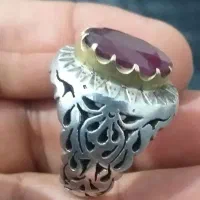 انگشتر یاقوت آفریقا رکاب دستساز