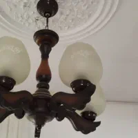 لوستر چوبی شیک و نو