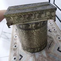 جا دستمال کاغدی و سطل زباله|ظروف نگهدارنده، پلاستیکی، یکبارمصرف|قم, ولیعصر|دیوار