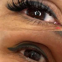 اکستنشن و لیفت و لمینت حرفه‌ای مژه+کاشت هیدن(موقت)