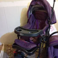 سرویس کالسکه نوزاد ست بنفش فوری|کالسکه و لوازم جانبی|محمدشهر, محمدشهر|دیوار