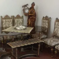 میز غذاخوری ۶نفره ومبل سلطنتی۹ نفره و بوفه|مبلمان خانگی و میز عسلی|نقده, |دیوار