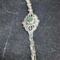 دستبند وگوشواره قدیمی نقره