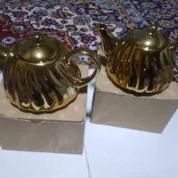 قوری طلایی صافی دار (صفر)