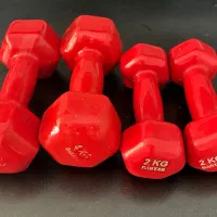 ۴ عدد دمبل / ۲ عدد ۲ کیلویی و ۲ عدد ۴ کیلویی