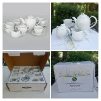 سرویس ۱۷ پارچه چایی خوری چینی مقصود آکبند